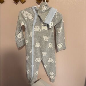First Impressions Koala Baby One-Piece Footie with Matching Hat